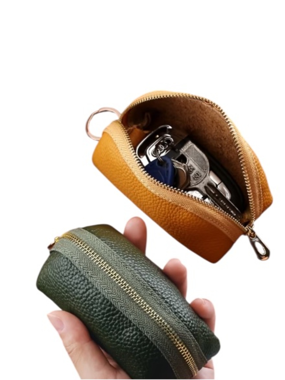 Mini essential Pebbled Coin Pouch - Picture 3 of 4